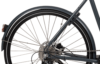 Bakskärm Hybrid Steps Dam Grå