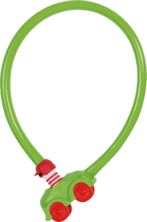 Child bike lock Green
