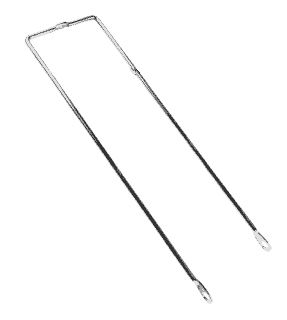 Basket stay Silver 410mm