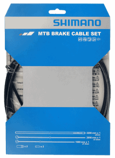 Bromsvajerset Shimano Rostfri Svart