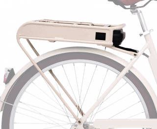 Pakethållare Prima Elcykel Cream