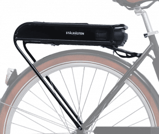 Pakethållare Prima Elcykel Svart
