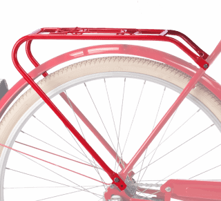 Rear carrier Stålhästen Röd