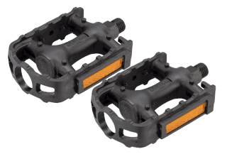 Pedals Black Plastic (9/16″)