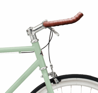 Bullhorn – Brown wrap, silver metal