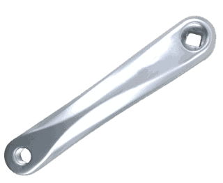 Vevarm Vänster Prima/Stålhästen Silver (Diamond) 170mm